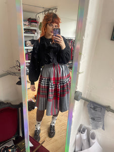 The Ennis Skirt in MIDI Tartan