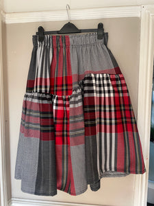 The Ennis Skirt in MIDI Tartan