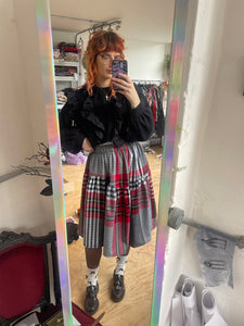 The Ennis Skirt in MIDI Tartan